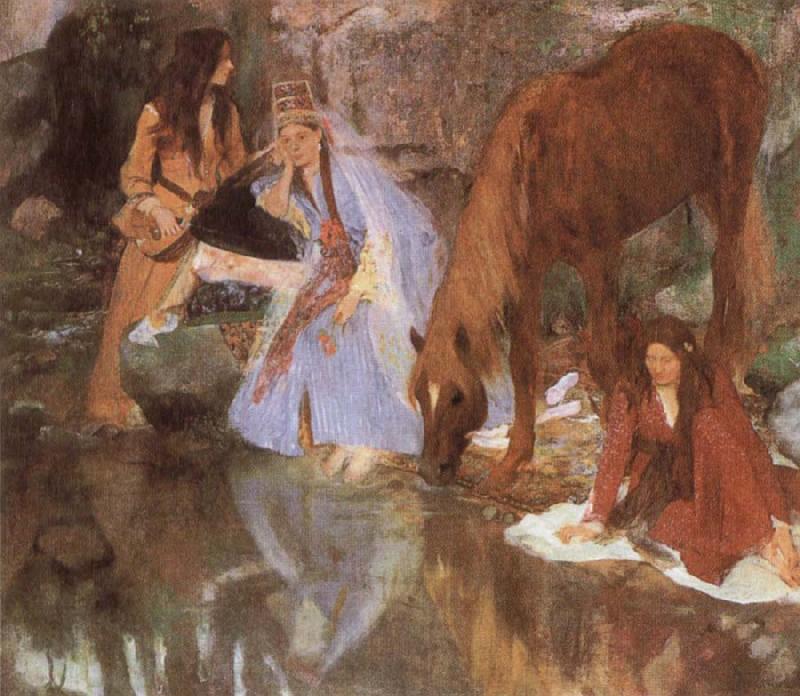 Edgar Degas Mlle Eugenie Fiocre in the Ballet oil painting picture